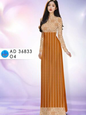 Vải Áo Dài Hoa Văn AD 36833