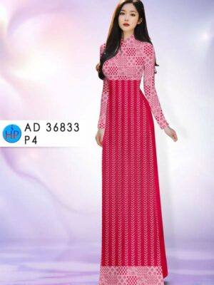 Vải Áo Dài Hoa Văn AD 36833