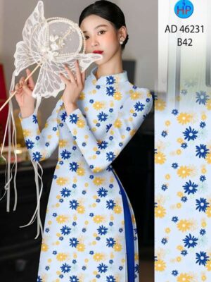 Vải Áo Dài Hoa Đều AD 46231