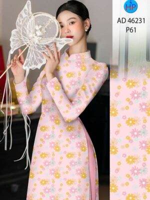 Vải Áo Dài Hoa Đều AD 46231