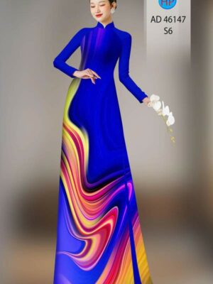 Vải Áo Dài Hoa Văn AD 46147