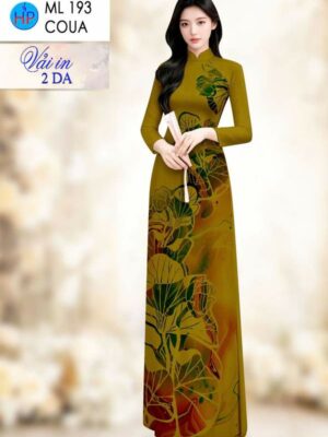 Vải Áo Dài Hoa Sen AD ML193