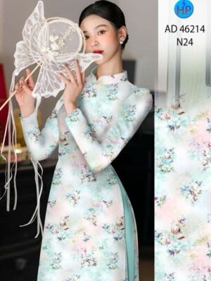 Vải Áo Dài Hoa Đều AD 46214