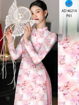 Vải Áo Dài Hoa Đều AD 46214