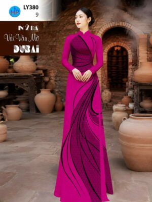 Vải Áo Dài In 2 Da AD LY380