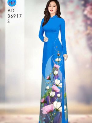 Vải Áo Dài Hoa Cúc AD 36917