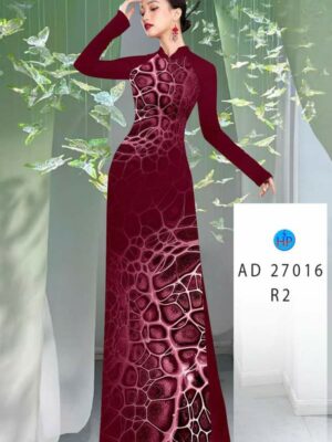 Vải Áo Dài Hoa Văn AD 27016
