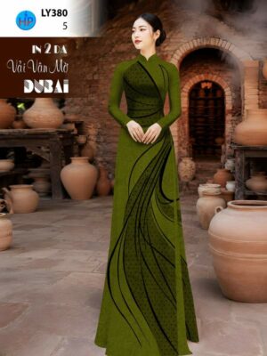 Vải Áo Dài In 2 Da AD LY380