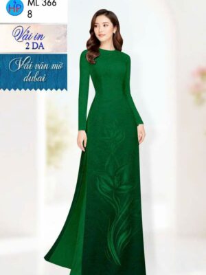Vải Áo Dài Hoa in 4D AD ML366