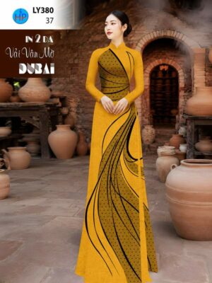 Vải Áo Dài In 2 Da AD LY380