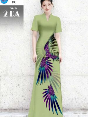 Vải Áo Dài In 2 Da AD LY200