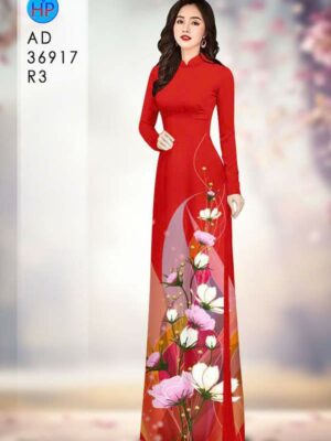 Vải Áo Dài Hoa Cúc AD 36917