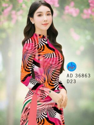 Vải Áo Dài Hoa Văn AD 36863