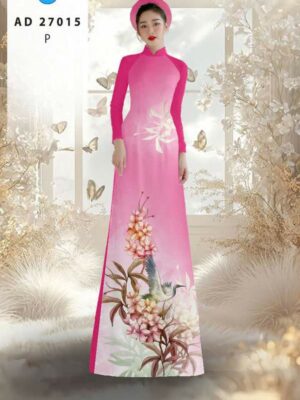 Vải Áo Dài Chim Hạc AD 27015