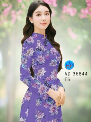 Vải Áo Dài Hoa Đều AD 36844