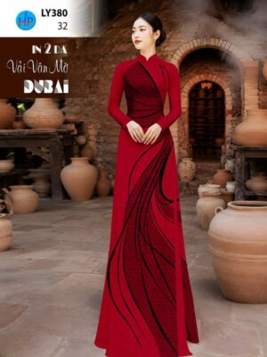 Vải Áo Dài In 2 Da AD LY380