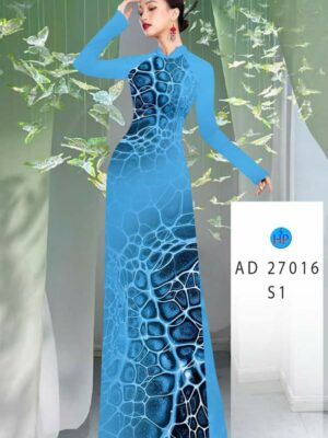 Vải Áo Dài Hoa Văn AD 27016