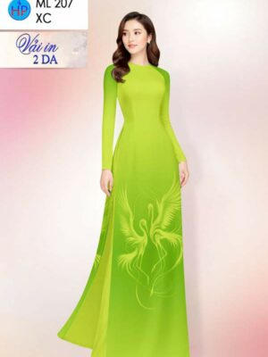 Vải Áo Dài In 2 Da AD ML207