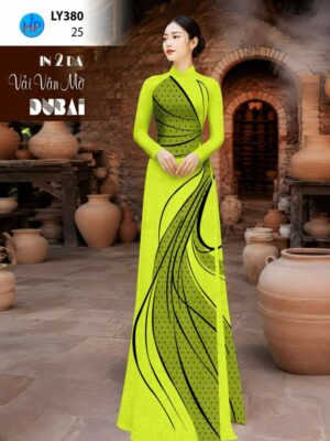 Vải Áo Dài In 2 Da AD LY380