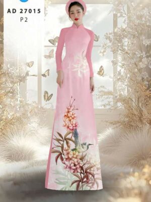 Vải Áo Dài Chim Hạc AD 27015