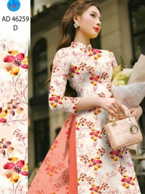 Vải Áo Dài Hoa Đều AD 46259
