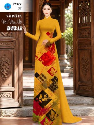 Vải Áo Dài Hoa Văn AD LY377