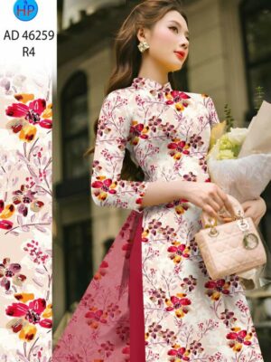 Vải Áo Dài Hoa Đều AD 46259