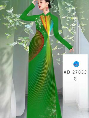 Vải Áo Dài Hoa Văn AD 27035