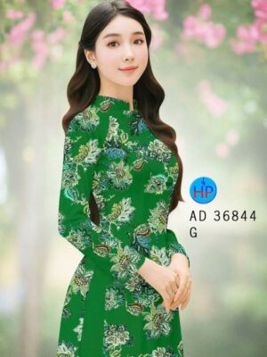 Vải Áo Dài Hoa Đều AD 36844