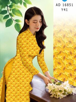 Vải Áo Dài Hoa Đều AD 16851