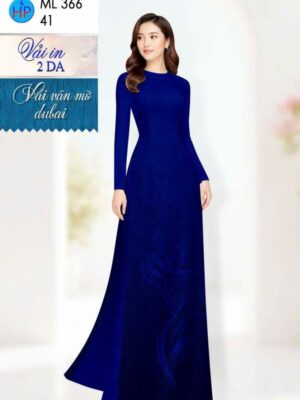 Vải Áo Dài Hoa in 4D AD ML366