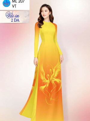 Vải Áo Dài In 2 Da AD ML207