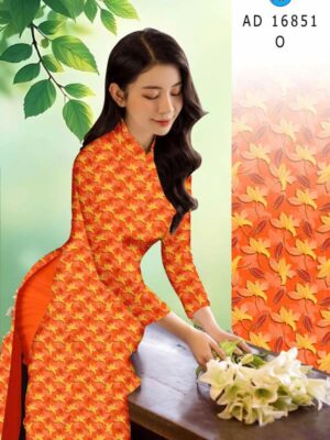 Vải Áo Dài Hoa Đều AD 16851