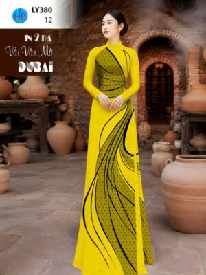 Vải Áo Dài In 2 Da AD LY380