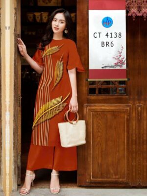 Vải Áo Dài Hoa In 3D AD CT4138