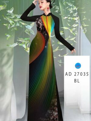 Vải Áo Dài Hoa Văn AD 27035