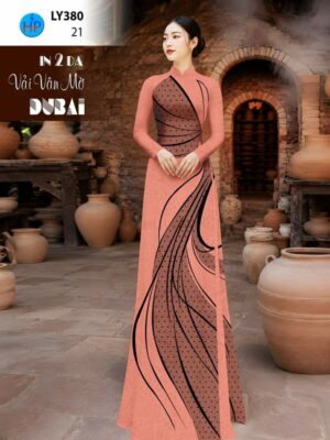 Vải Áo Dài In 2 Da AD LY380