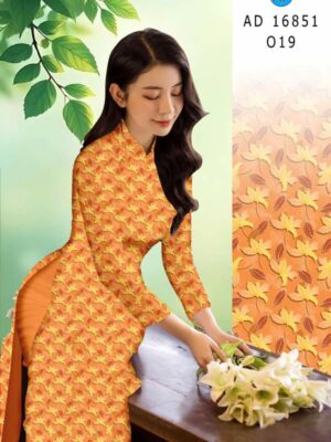 Vải Áo Dài Hoa Đều AD 16851