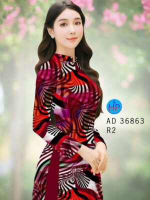 Vải Áo Dài Hoa Văn AD 36863