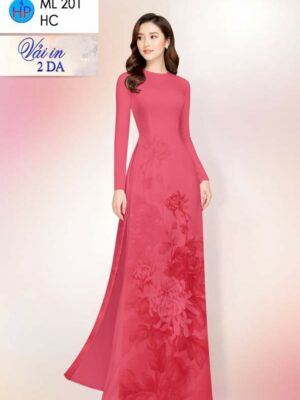 Vải Áo Dài Hoa Cúc AD ML201