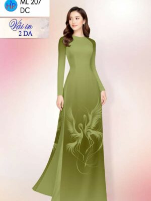 Vải Áo Dài In 2 Da AD ML207