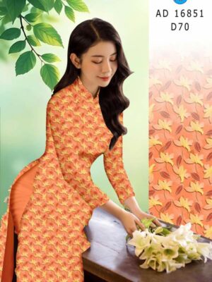 Vải Áo Dài Hoa Đều AD 16851