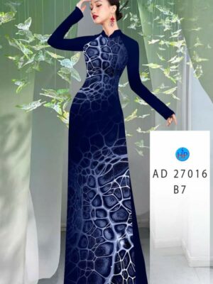 Vải Áo Dài Hoa Văn AD 27016