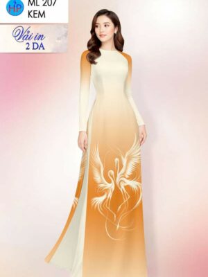 Vải Áo Dài In 2 Da AD ML207