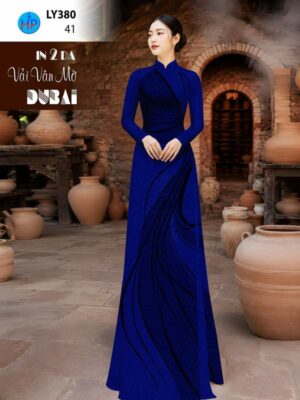 Vải Áo Dài In 2 Da AD LY380