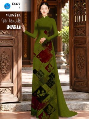 Vải Áo Dài Hoa Văn AD LY377