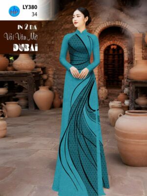 Vải Áo Dài In 2 Da AD LY380