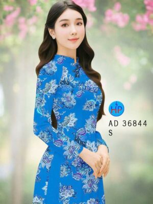 Vải Áo Dài Hoa Đều AD 36844