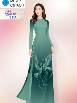 Vải Áo Dài In 2 Da AD ML207