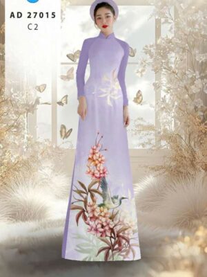 Vải Áo Dài Chim Hạc AD 27015